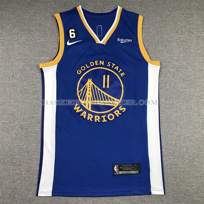 Maillot Golden State Warriors Klay Thompson NO 11 Icon 2022-23 Bleu